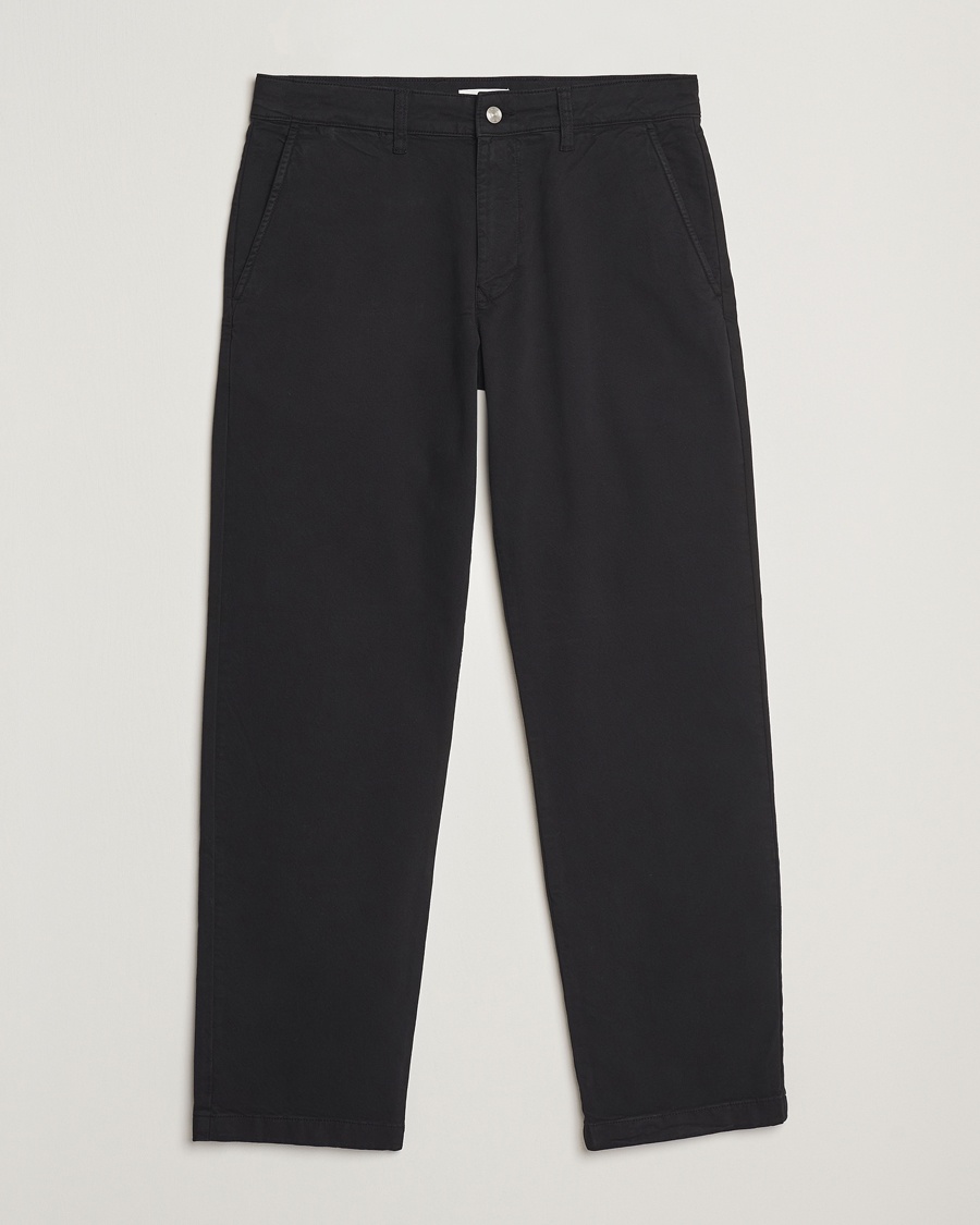 NN07 Aden Regular Fit Chinos Black – Black
