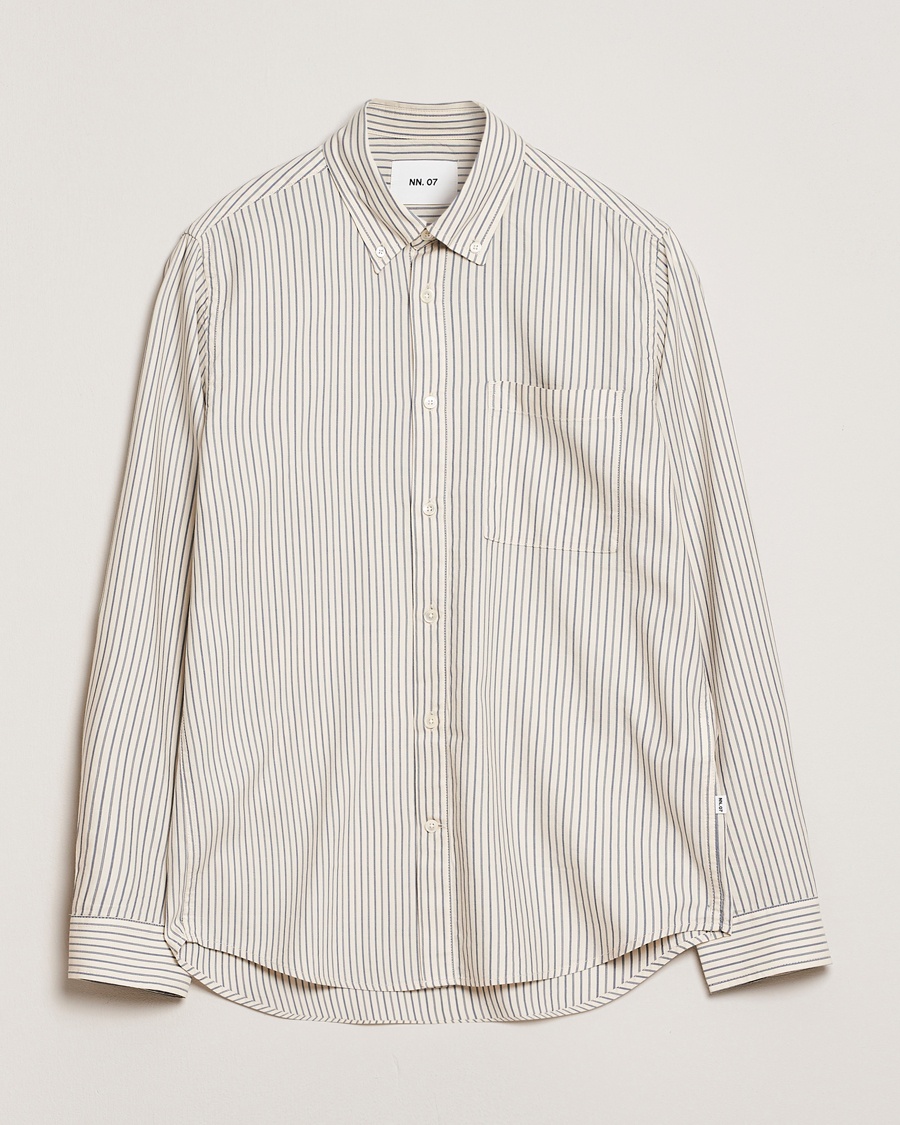 Men | NN07 | NN07 | Arne Tencel Shirt Sea Stripe