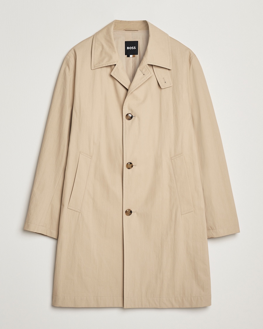 Men | Coats & Jackets | BOSS BLACK | Clark Coat Light Beige