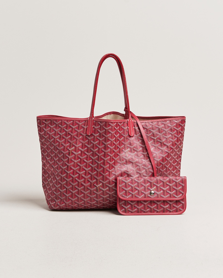 Men | | Goyard Pre-Owned | Saint Louis PM Coated Canvas Tote Bag Pink