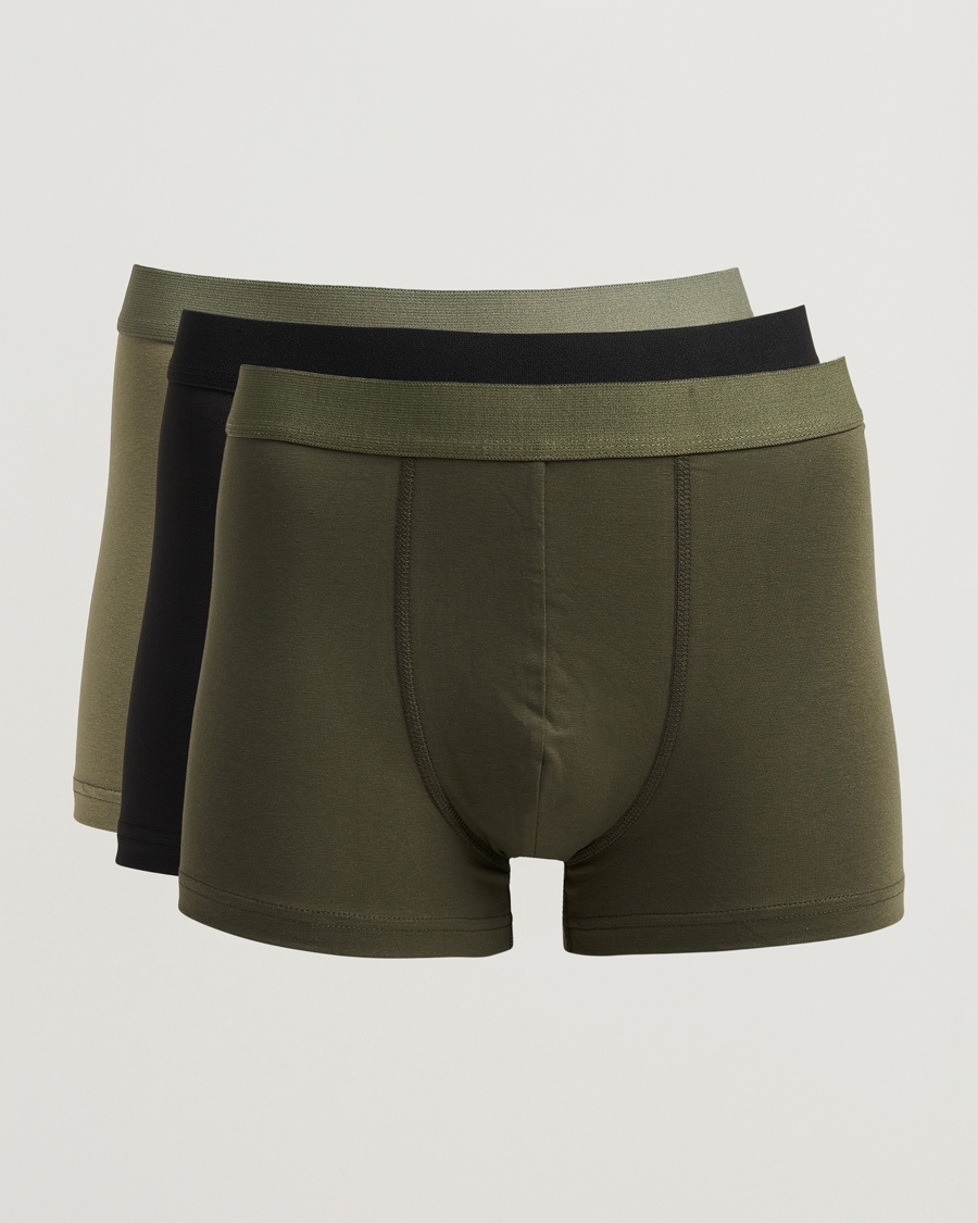 Men | Trunks | Bread & Boxers | 3-Pack Boxer Brief Khaki/Green/Black