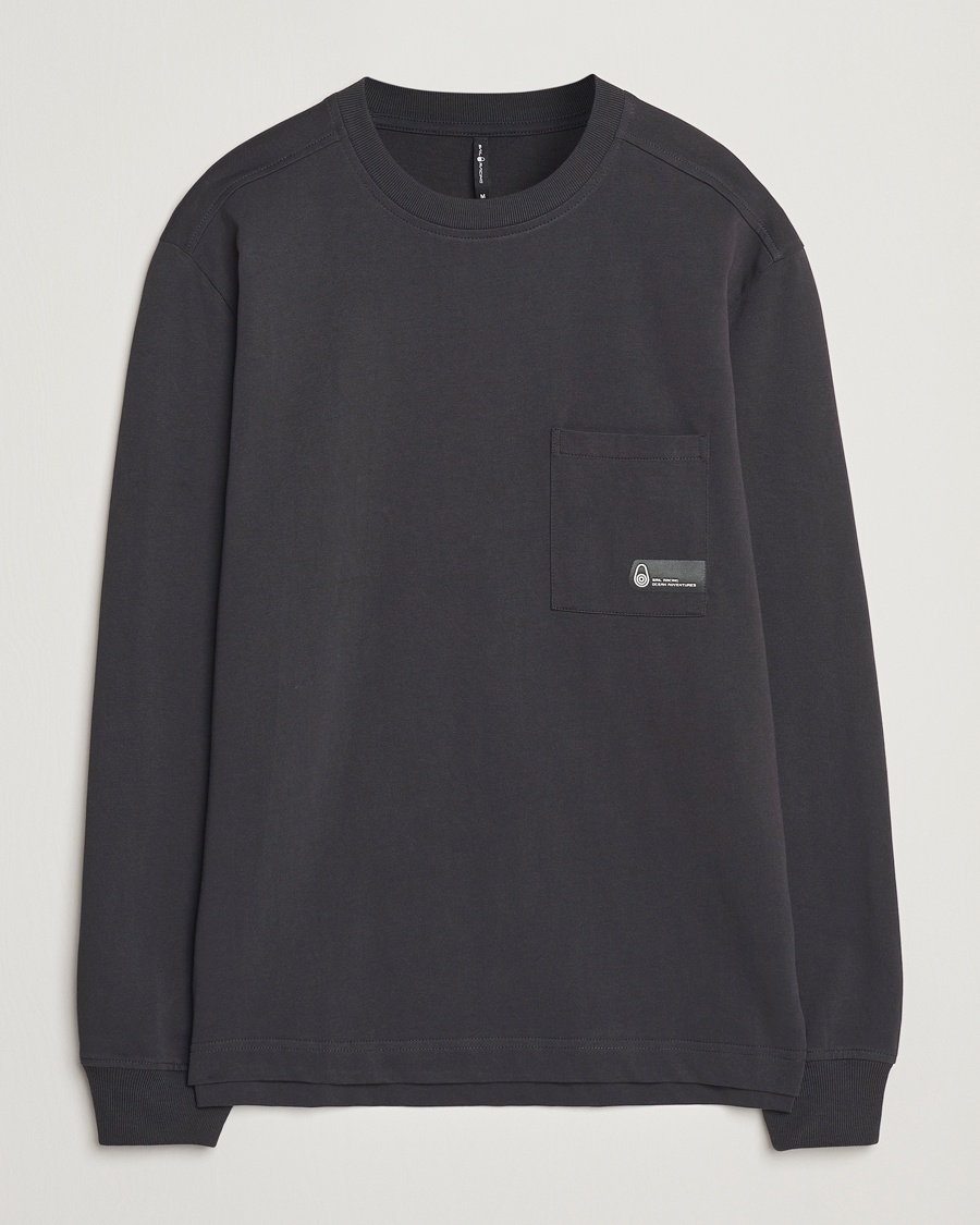 Men | Long Sleeve T-shirts | Sail Racing | Cyclone Heavy Cotton Long Sleeve T-Shirt Phantom Grey