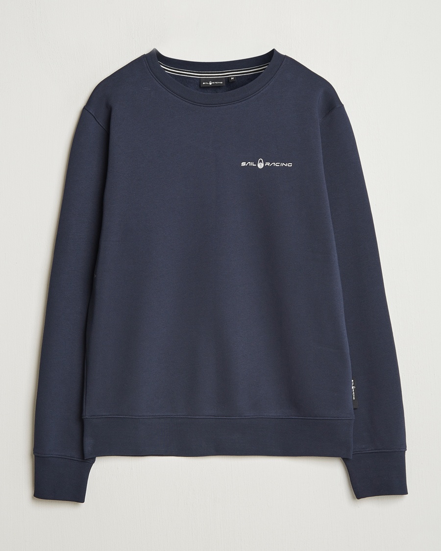Men | Sweaters & Knitwear | Sail Racing | Bowman Crew Neck Sweatshirt Dark Navy