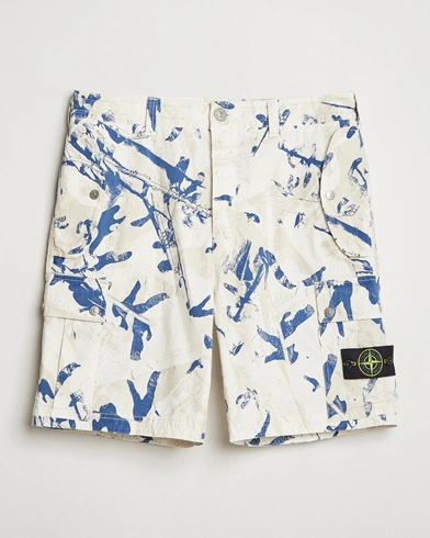 Men | Stone Island | Stone Island | Stretch Ripstop Camo Shorts Desert