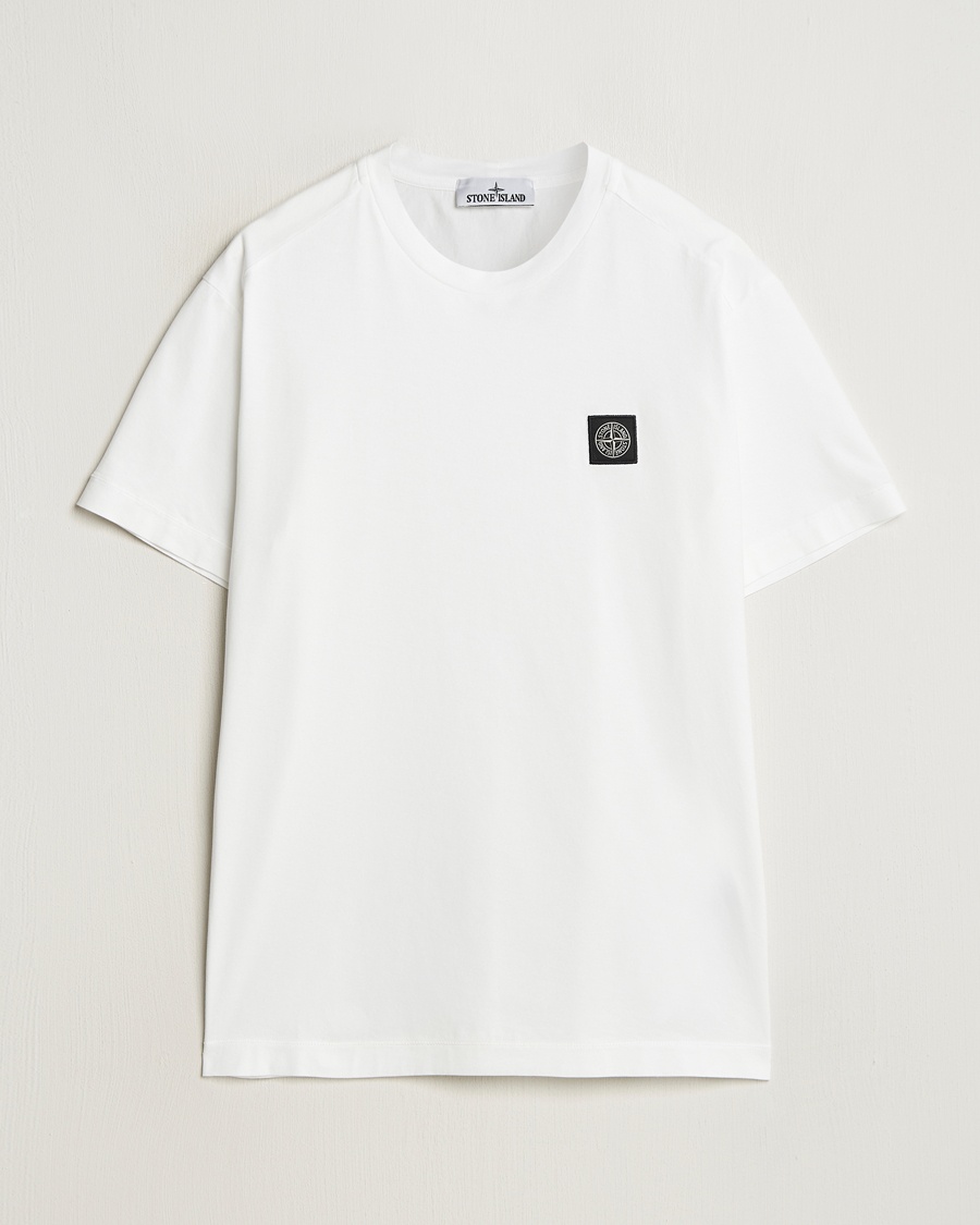 Men | Clothing | Stone Island | Garment Dyed Cotton Jersey T-Shirt White