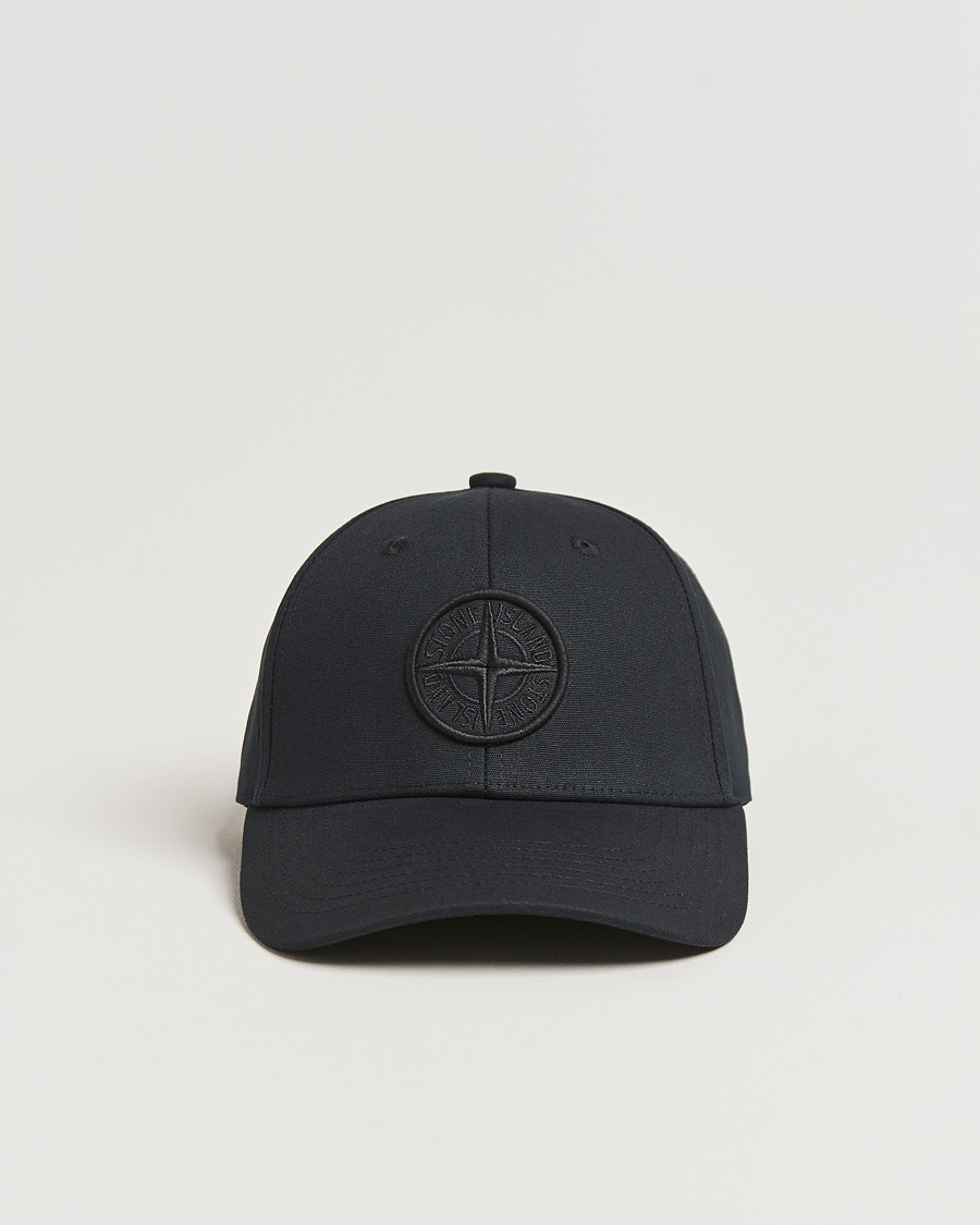 Men | Stone Island | Stone Island | Classic Cotton Cap Black