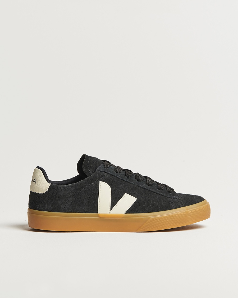 Men | Suede shoes | Veja | Campo Bold Suede Sneaker Black Pierre