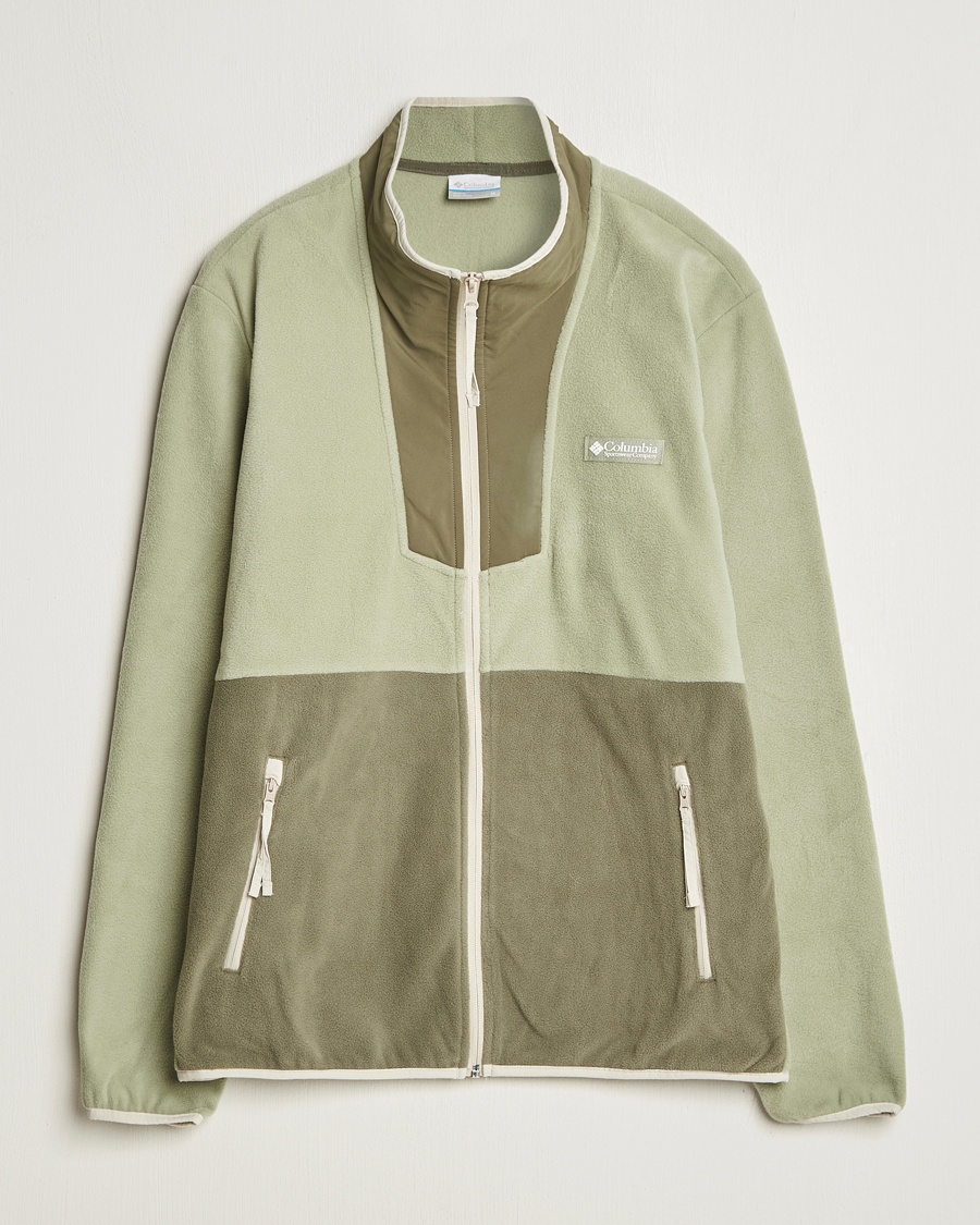 Men | Fleece Sweaters | Columbia | Sequoia Grove Full Zip Fleece Stone Green
