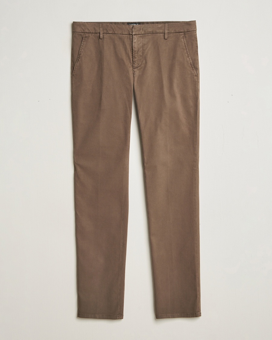 Men | Dondup | Dondup | Spiritisimo Peached Gabardine Chino Brown