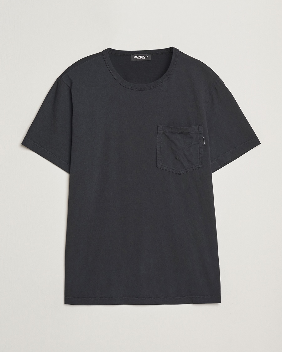 Men | Dondup | Dondup | Pocket Crew Neck T-Shirt Black