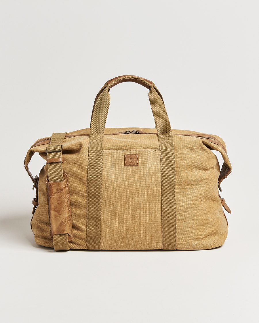Men | Weekend Bags | GANT | Washed Canvas Dufflebag Oak Beige