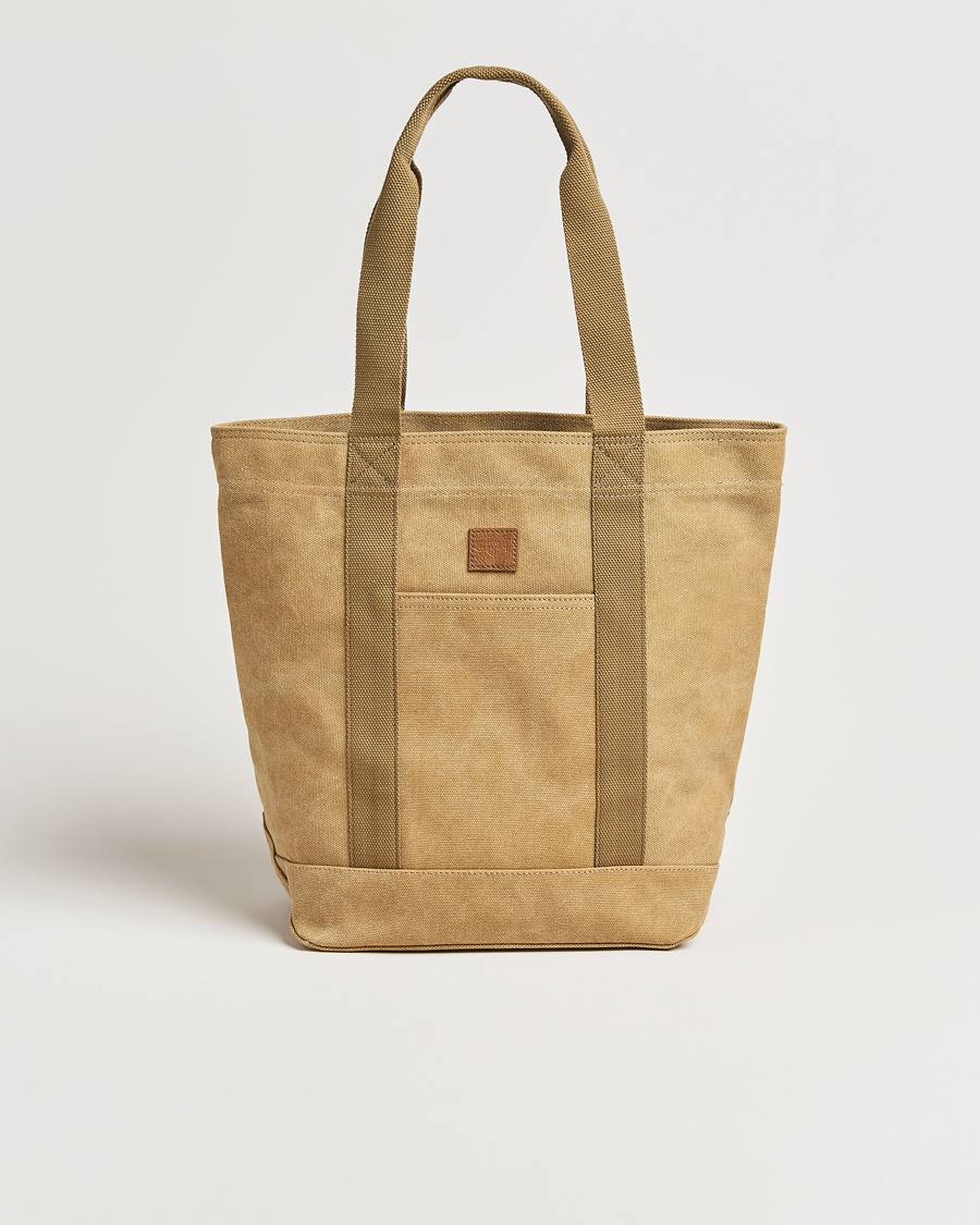 Men | Accessories | GANT | Washed Canvas Totebag Oak Beige