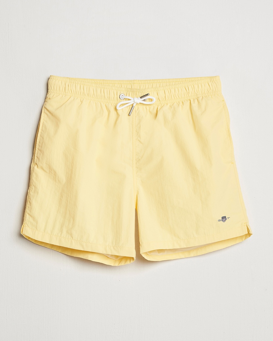 Men | Swimwear | GANT | Basic Swimshorts Banana Yellow