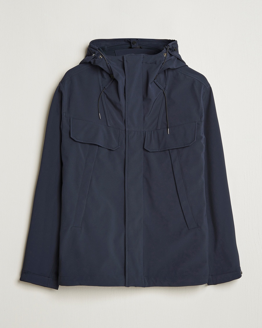 Men | Contemporary jackets | C.P. Company | Shell-R Goggle Hood Jacket Navy