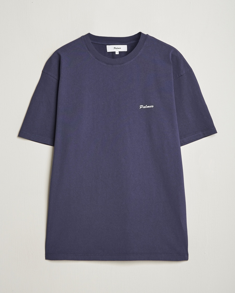Men | T-Shirts | Palmes | Dyed T-Shirt Navy