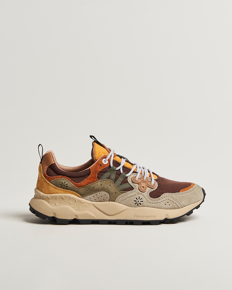 Flower Mountain Yamano 3 Suede/Nylon Sneaker Olive – Green