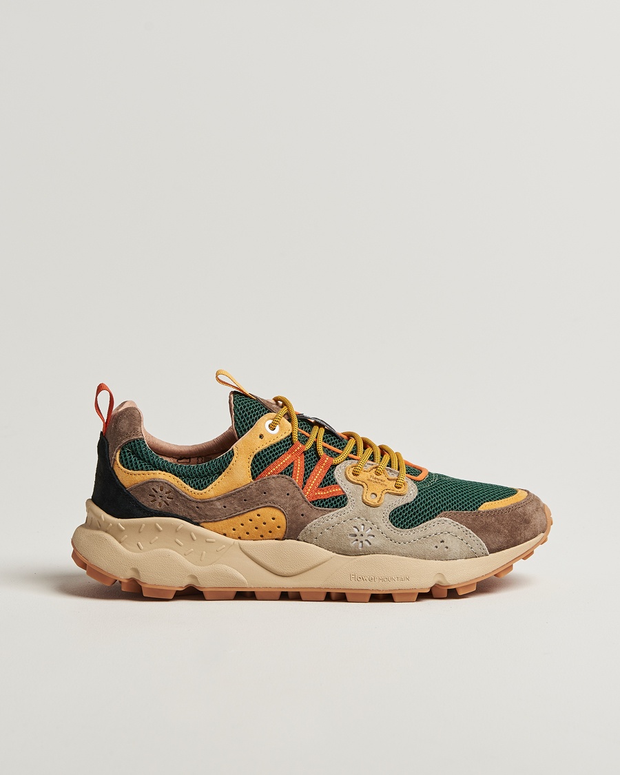 Flower Mountain Yamano 3 Suede/Nylon Mesh Sneaker Multi – Multi-colour