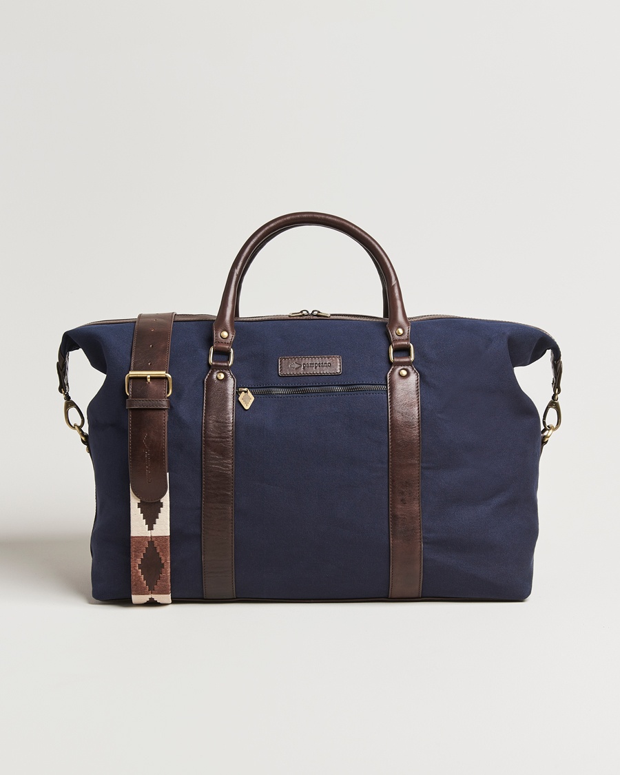 Pampeano Cabballero Large Canvas Weekend Bag Navy – Blue