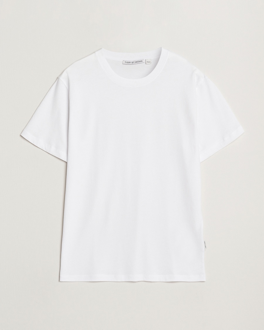 Tiger of Sweden Dillan Crew Neck T-Shirt White – White