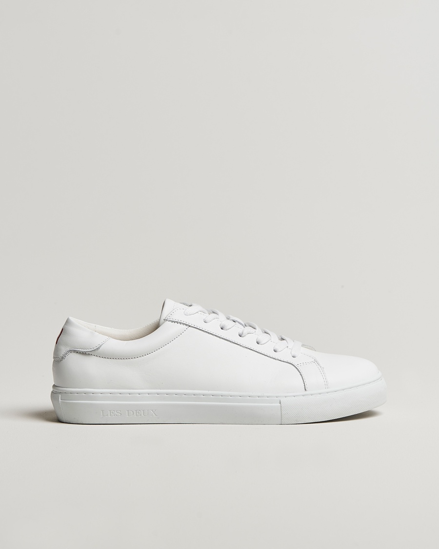 Les Deux Theodor Leather Sneakers White – White