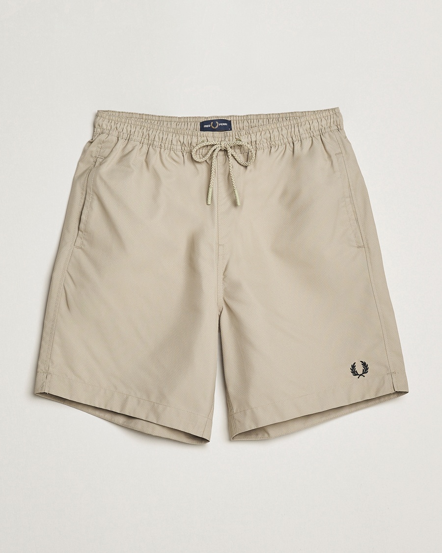 Men | Fred Perry | Fred Perry | Classic Swimshorts Warm Grey
