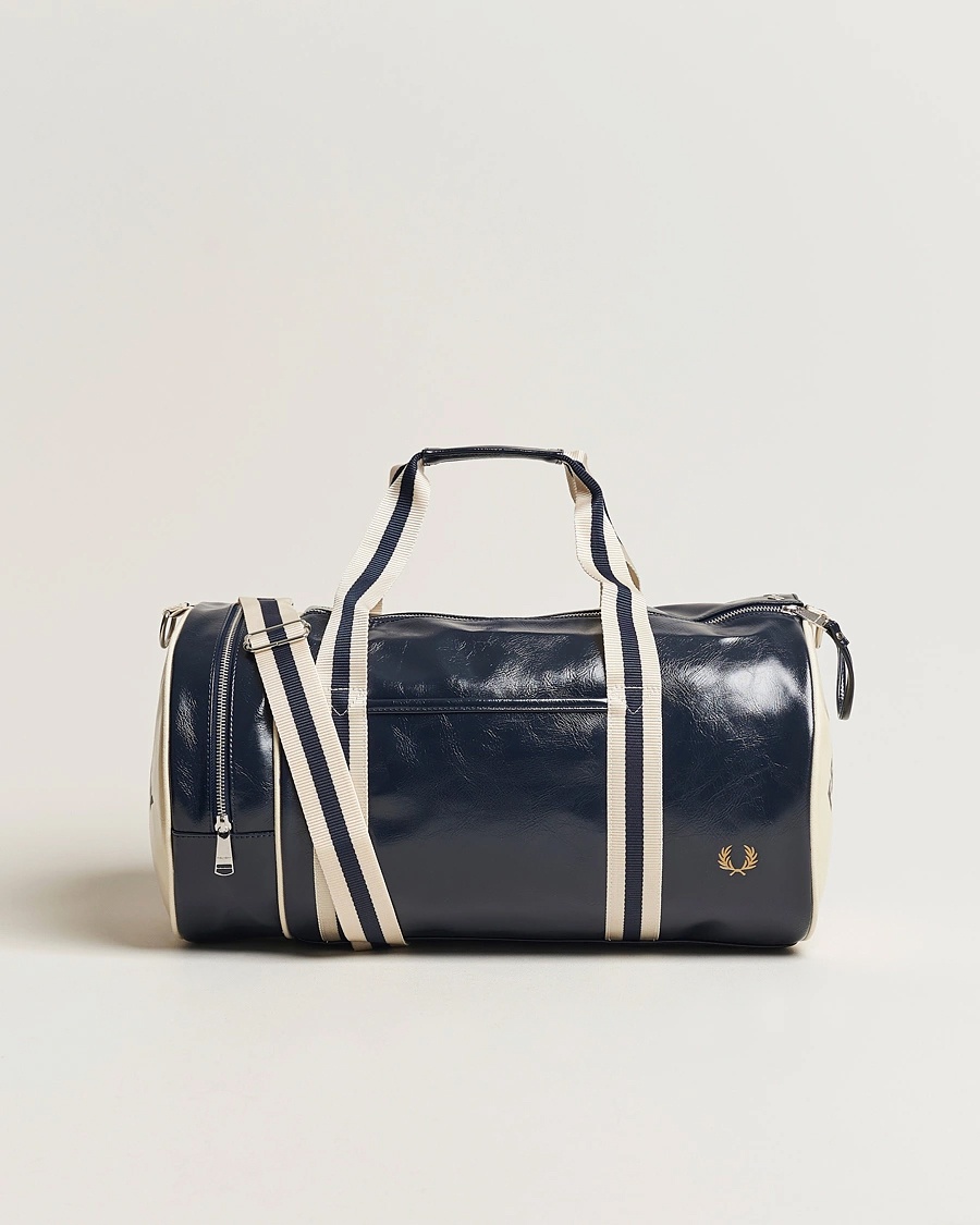 Men | Fred Perry | Fred Perry | Classic Barrel Bag Navy/Ecru