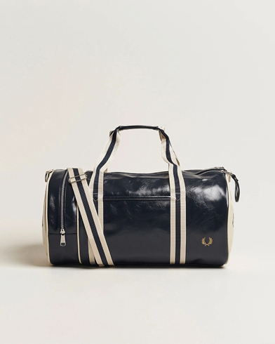 Fred Perry Classic Barrel Bag Navy/Ecru – Blue