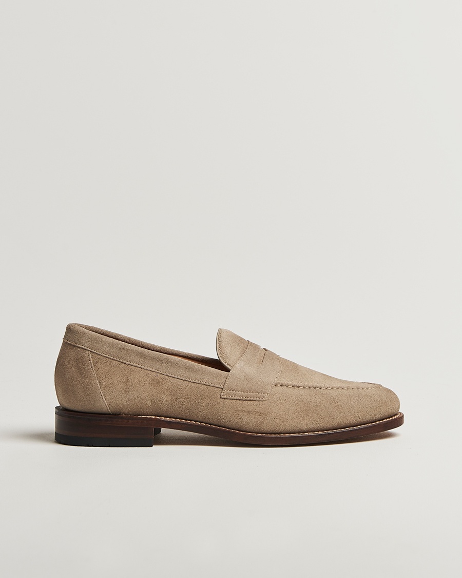 Men | Loake 1880 | Loake 1880 | Imperial Suede Loafers Sand