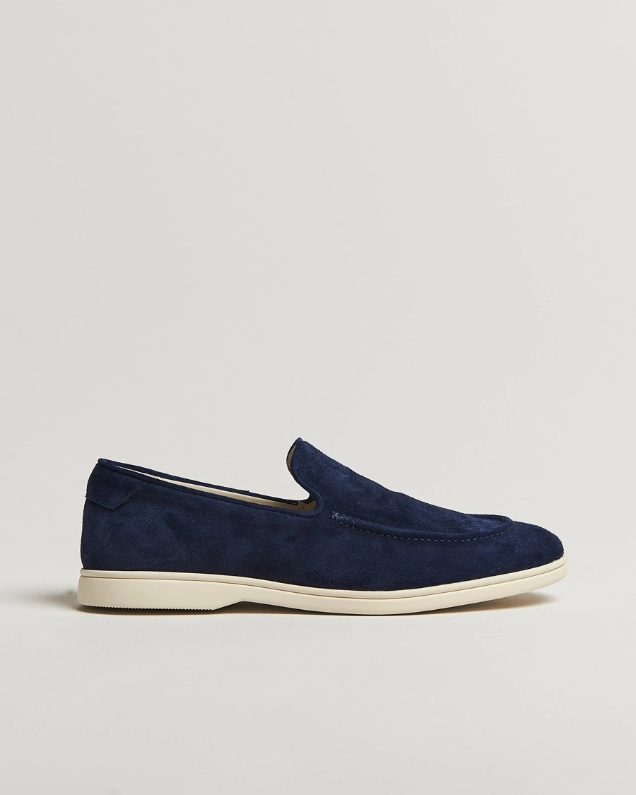 Men | Loafers | CQP | Debonair Suede Loafers Navy