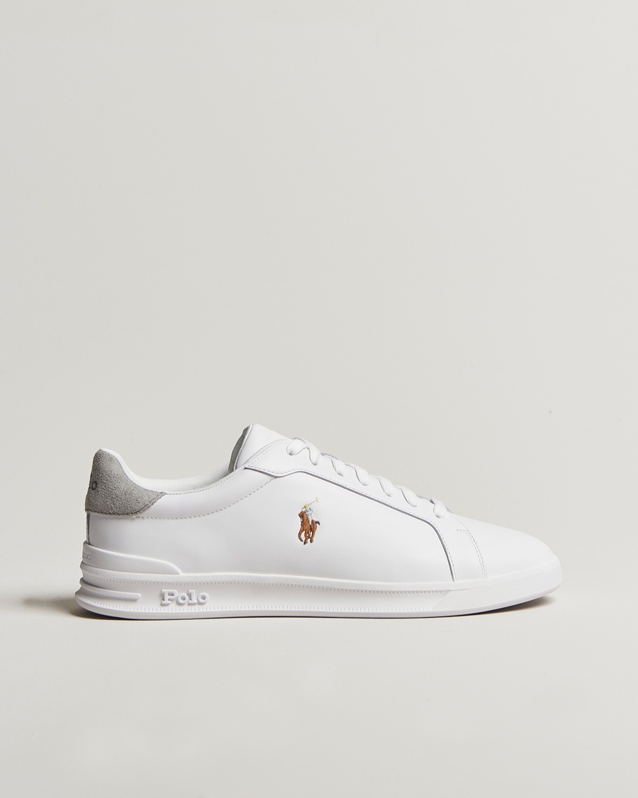 Men | Low Sneakers | Polo Ralph Lauren | Heritage Court II Sneaker White/Grey