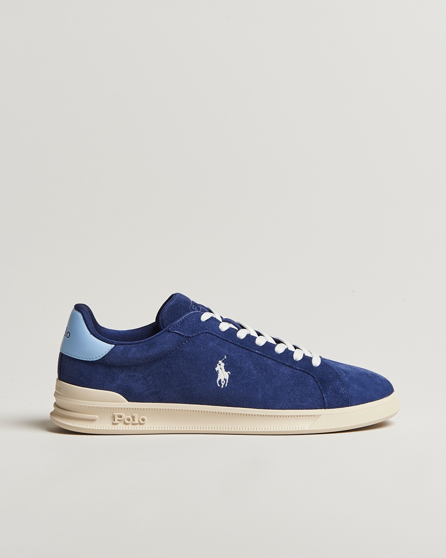 Men | Low Sneakers | Polo Ralph Lauren | Heritage Court II Suede Sneaker Navy