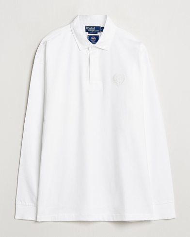 Men | Polo Shirts | Polo Ralph Lauren | Wimbledon Long Sleeve Polo Ceramic White