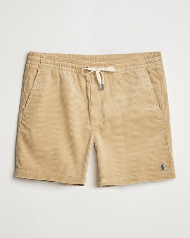 Men | Drawstring Shorts | Polo Ralph Lauren | Prepster Corduroy Drawstring Shorts Coastal Beige