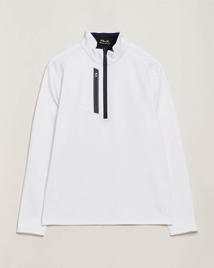 Men | Functional sweaters | RLX Ralph Lauren | New Lux Performance Half Zip Ceramic White