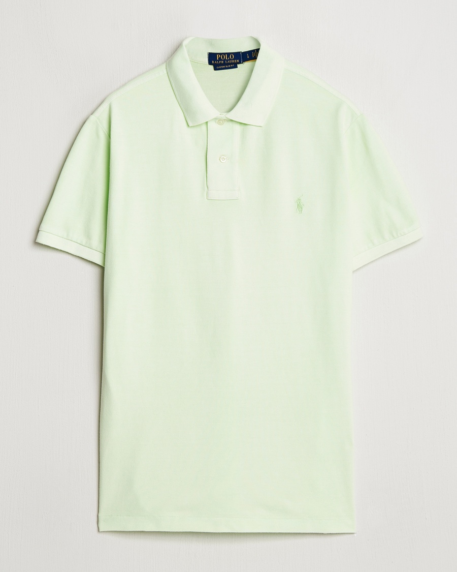 Men | Polo Shirts | Polo Ralph Lauren | Custom Slim Fit Polo Leaf