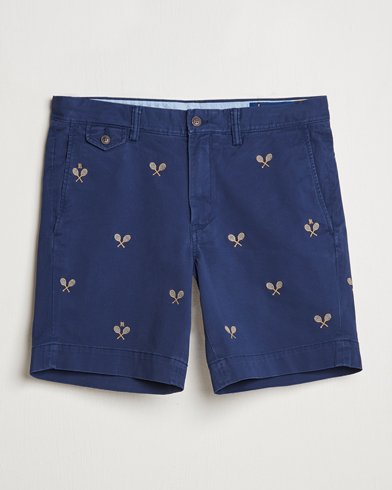 Men | World of Ralph Lauren | Polo Ralph Lauren | Bedford Tennis Raquet Shorts Newport Navy