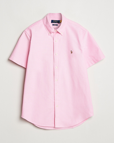 Men | Short Sleeve Shirts | Polo Ralph Lauren | Short Sleeve Oxford Shirt New Rose