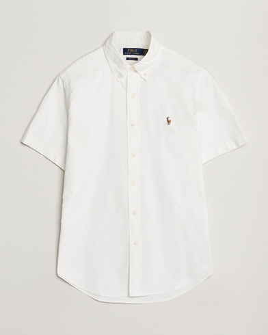 Men | Short Sleeve Shirts | Polo Ralph Lauren | Short Sleeve Oxford Shirt White