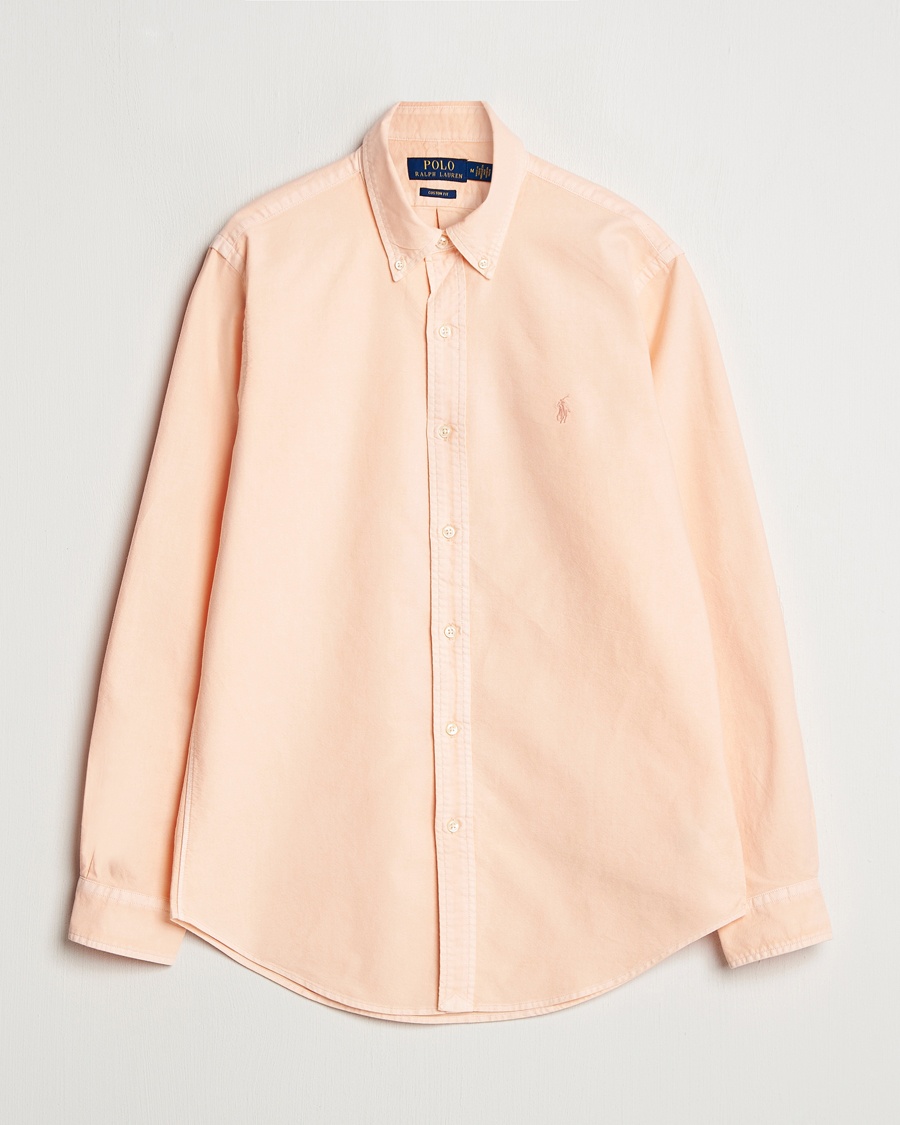Men | Casual | Polo Ralph Lauren | Custom Fit Dyed Oxford Shirt Amber