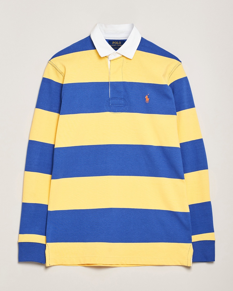 Men | Seasonal Offer | Polo Ralph Lauren | Barstriped Rugger Yellow/Blue