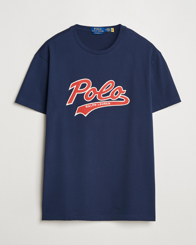 Men | Clothing | Polo Ralph Lauren | Crew Neck Logo T-Shirt Cruise Navy