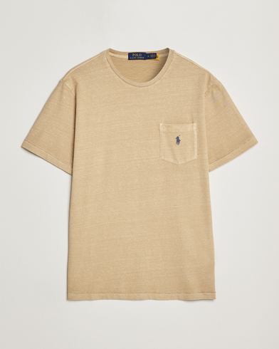 Men | World of Ralph Lauren | Polo Ralph Lauren | Cotton Linen T-Shirt Coastal Beige