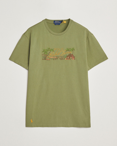 Men | T-Shirts | Polo Ralph Lauren | Printed T-Shirt Tree Green