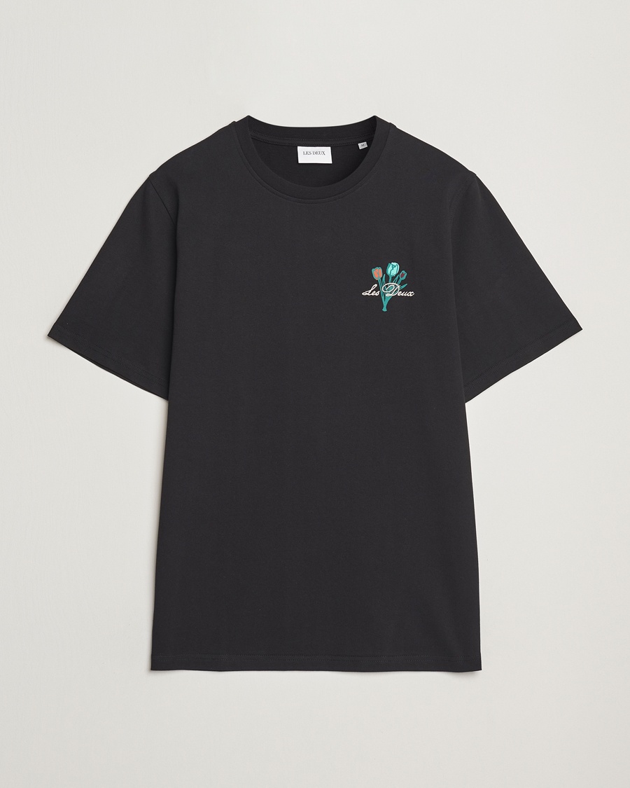 Men | LES DEUX | LES DEUX | Bruno Café T-Shirt Black