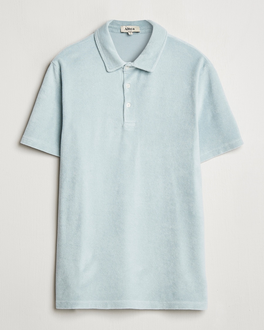Men | Carl's Archive 20% | Altea | Terry Cotton Polo Teal