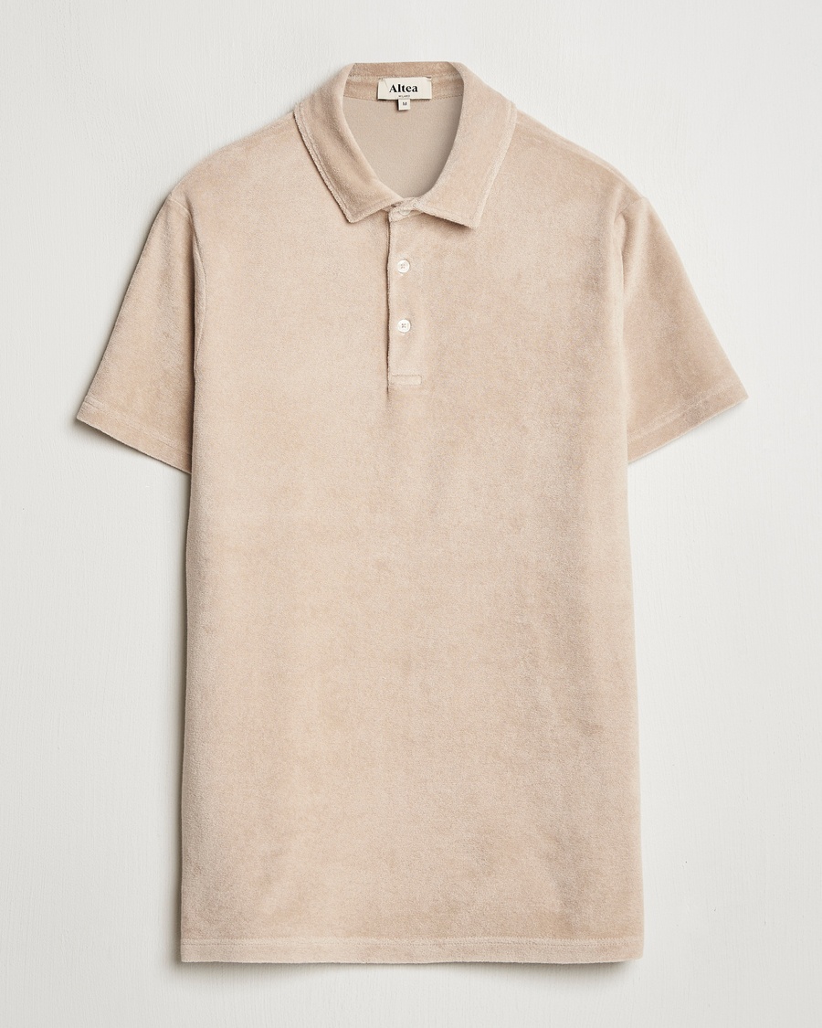 Men | Carl's Archive 20% | Altea | Terry Cotton Polo Beige
