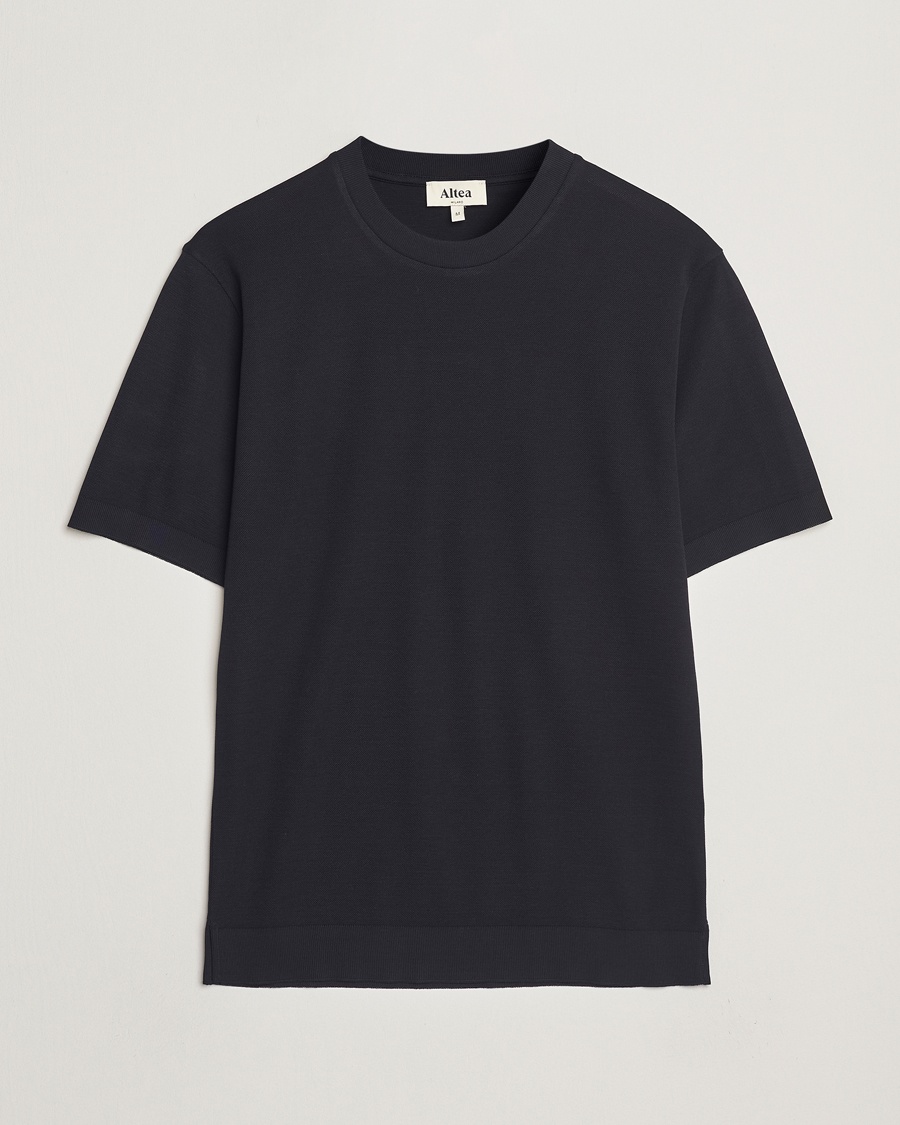 Men | Carl's Archive 20% | Altea | Jersey Piquet T-Shirt Navy