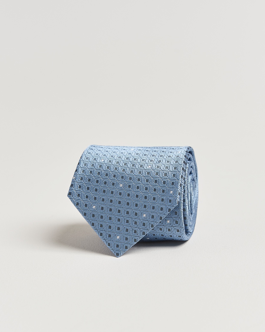 Men | Luxury Classics | Brioni | Jacquard Silk Tie Light Blue