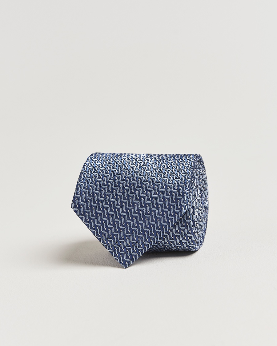Men | Luxury Classics | Brioni | Degrade Silk Tie Light Blue