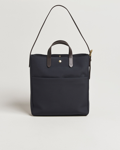 Men | New Nordics | Mismo | M/S Field Tote Navy/Dark Brown